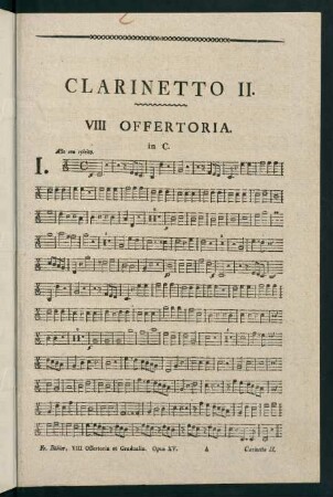 1-11, Clarinetto II.