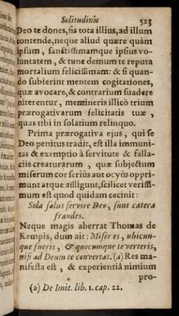 523-533, Prima praerogativa ejus, qui se Deo ...