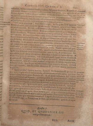 Quaestio I. Qvid, Et Qvotvplex Sit temperamentum?