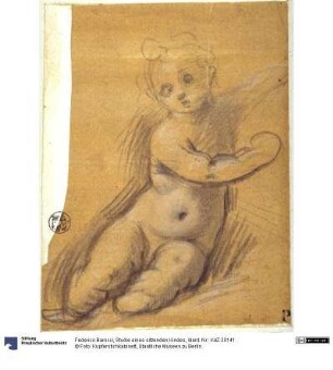 Studie eines sitzenden Kindes