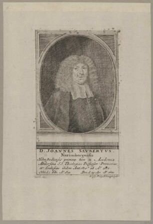 Bildnis des Joannes Savbertvs