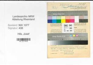 Entnazifizierung Josef Hils , geb. 19.05.1897 (Polizist)