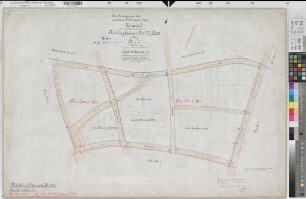 Recklinghausen, Stadt und Ksp. (Recklinghausen), Zusammenlegung Recklinghausen, Urkarte II Recklinghausen Stadt Flur 5, Flur 5 tlw.und 6 tlw