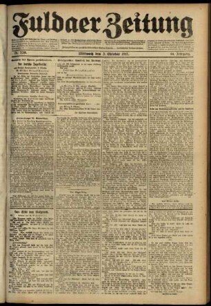 Ausgabe vom Mittwoch, den 03. Oktober 1917.