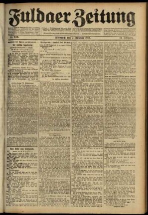 Ausgabe vom Mittwoch, den 03. Oktober 1917.