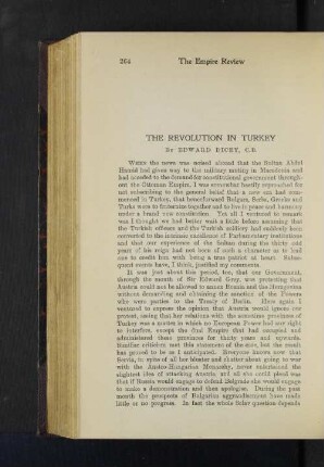 The Revolution in Turkey