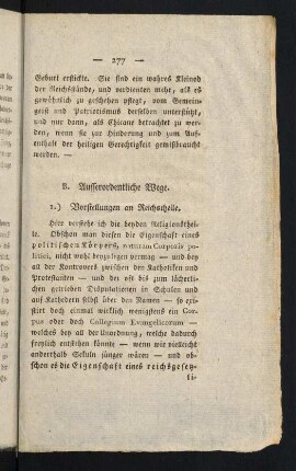 277-278, 1.) Vorstellungen an Reichstheile