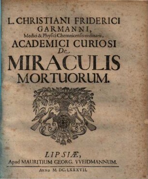 De Miraculis Mortuorum