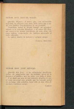 [Cartas á Señor Don Miguel Soler y Señor Don José Mesejo]