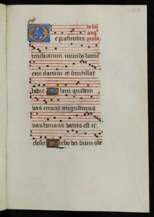 Sequentia in festo sancti Augustini Hipponensis