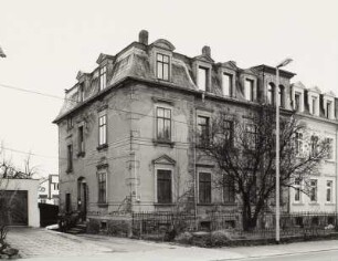 Mittweida, Doppelwohnhaus : Mittweida. Doppelwohnhaus, Schillerstraße 14/12, (1893). Straßenansicht (Nr. 14)