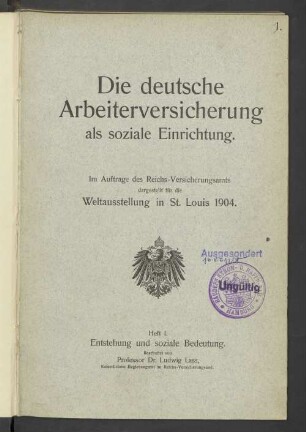 H. 1: Entstehung und soziale Bedeutung