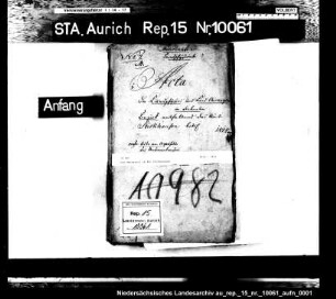 Die Amtsärzte im Amt Stickhausen