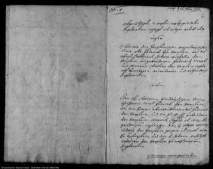 Irrungen zwischen der Besenhäuser und der Ershäuser Linie derer von Hanstein wegen der Pfarre zu Rengelrode
