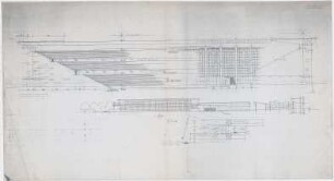 Döllgast, Hans; Stadion - Schnitt; Lageplan; Ansicht
