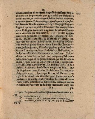 Historia Johannis Friderici I. electoris Saxoniae, pii, magnanimi, constantis, inclyti