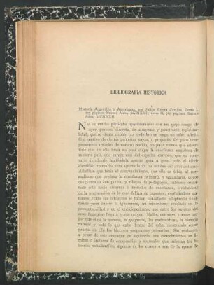 Bibliografía histórica