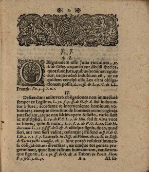 Iuris delibata de fundamento nonnullarum actionum, quae ex obligatione, aiure civili ac moribus peculiariter recepta, oriuntur