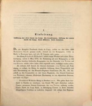 Geschichte des Königlich Preußischen Regiments Garde du Corps zu seinem hundertjährigen Jubelfeste