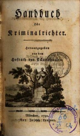 Handbuch für Kriminalrichter