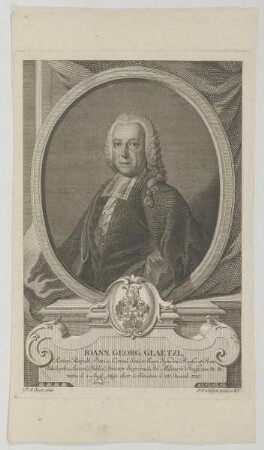 Bildnis des Ioann Georg Glaetzl