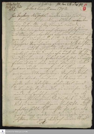 Tagebuch von Christoph Samuel John, 1793.