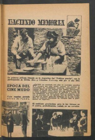Haciendo memoria: Época del cine mundo