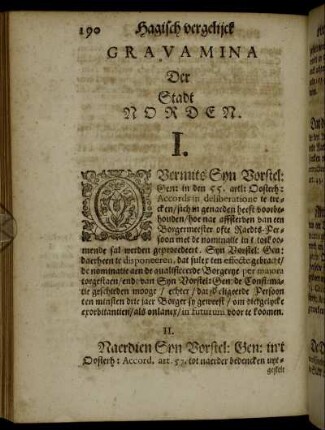 Gravamina der Stadt Norden