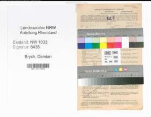 Entnazifizierung Damian Brych , geb. 26.07.1898 (Polizeibeamter)