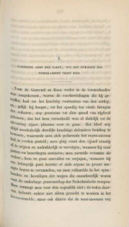 X. Algemeene loop der zaken, tot den opmarsch der Nederlanders tegen Dixo