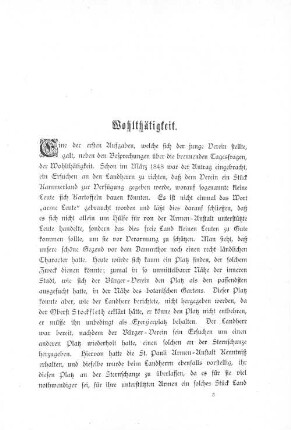Wohlthätigkeit.