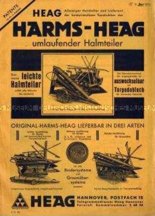 Umlaufender Halmteiler für Grasmäher und Bindersysteme