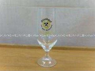 Bierglas "Glückauf / VE BKK Senftenberg / Für hohe Einsatzbereitschaft"