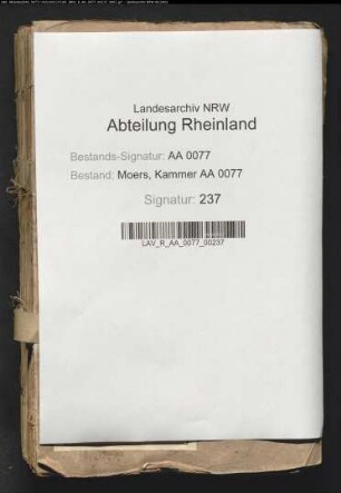 Der durch die Überschwemmung von 1784 verursachte Schaden III