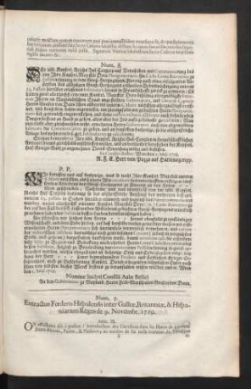 Num. 9. Extractus Foederis Hispalensis inter Galliae, Britanniae, & Hispaniarum Reges de 9. Novembr. 1729.