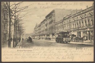 Ansichtskarte Königgrätzer Straße, heute Stresemannstraße