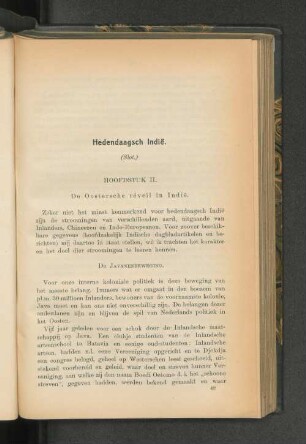Hedendaagsch Indië (slot) door F. J. Couwenberg.