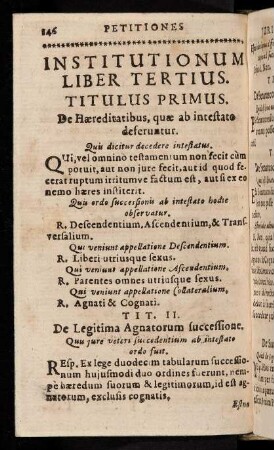 146-173, Institutionum Liber Tertius.