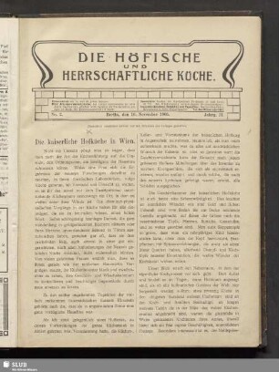 No. 2, 10. November 1905