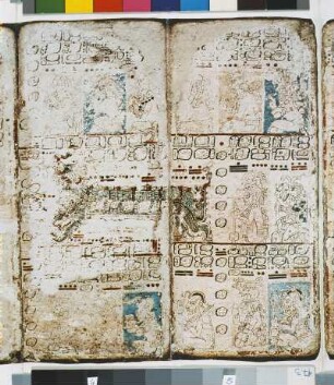 Codexteil Ar, fol. 4 und 5, Ritual- und Weissagungskalender