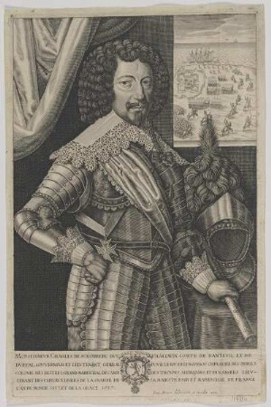 Bildnis des Charles de Schomberc, Dvc d'Hallwin