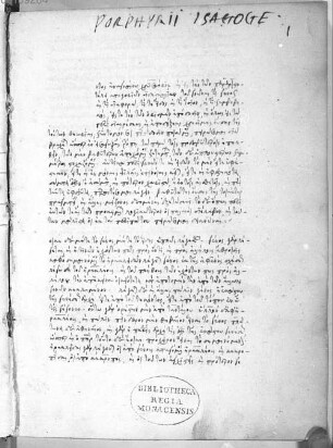 Porphyrius - BSB Cod.graec. 493