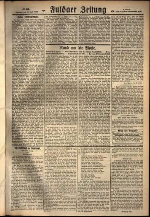 Zweite Ausgabe vom Sonntag, den 22. Juli 1928.