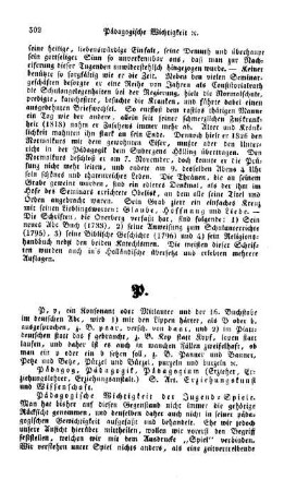 Pädagog, Pädagogik, Pädagogium, (s. Art. Erziehungskunst und Wissenschaft)