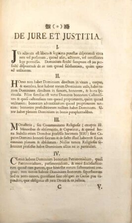 De jure et justitia.
