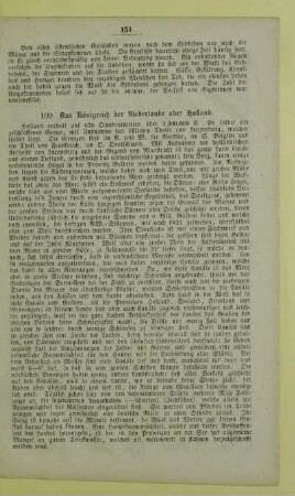 109. Das Königreich der Niederlande oder Holland