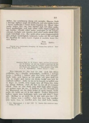 177. Hemming Gadd till Hr Svante ... Jan. 1508 [bis 256. Erik Kuse, v. häradshöfding i Rekarne, till Hr Svante ...6 Dec. 1508].