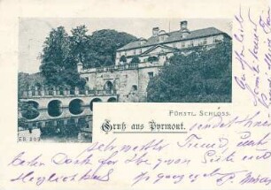 Gruß aus Pyrmont (Fürstliches Schloss)