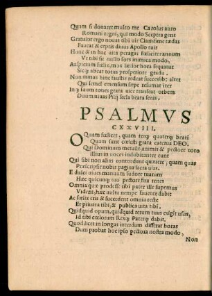 Psalmus CXXVIII.