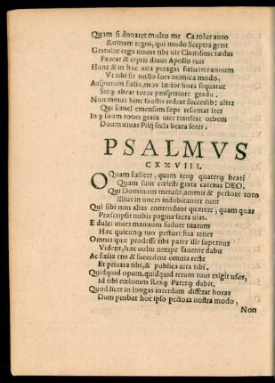 Psalmus CXXVIII.